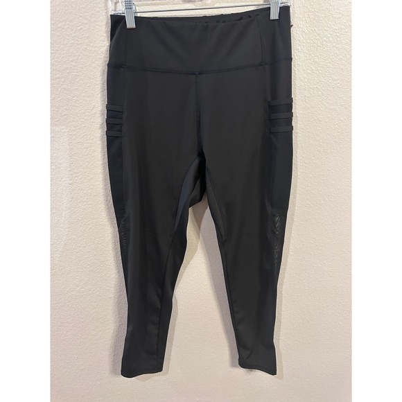 SHEIN‎ High Waist Yoga Pants with Pockets Mesh Detail Athletic Leggings - Picture 1 of 7